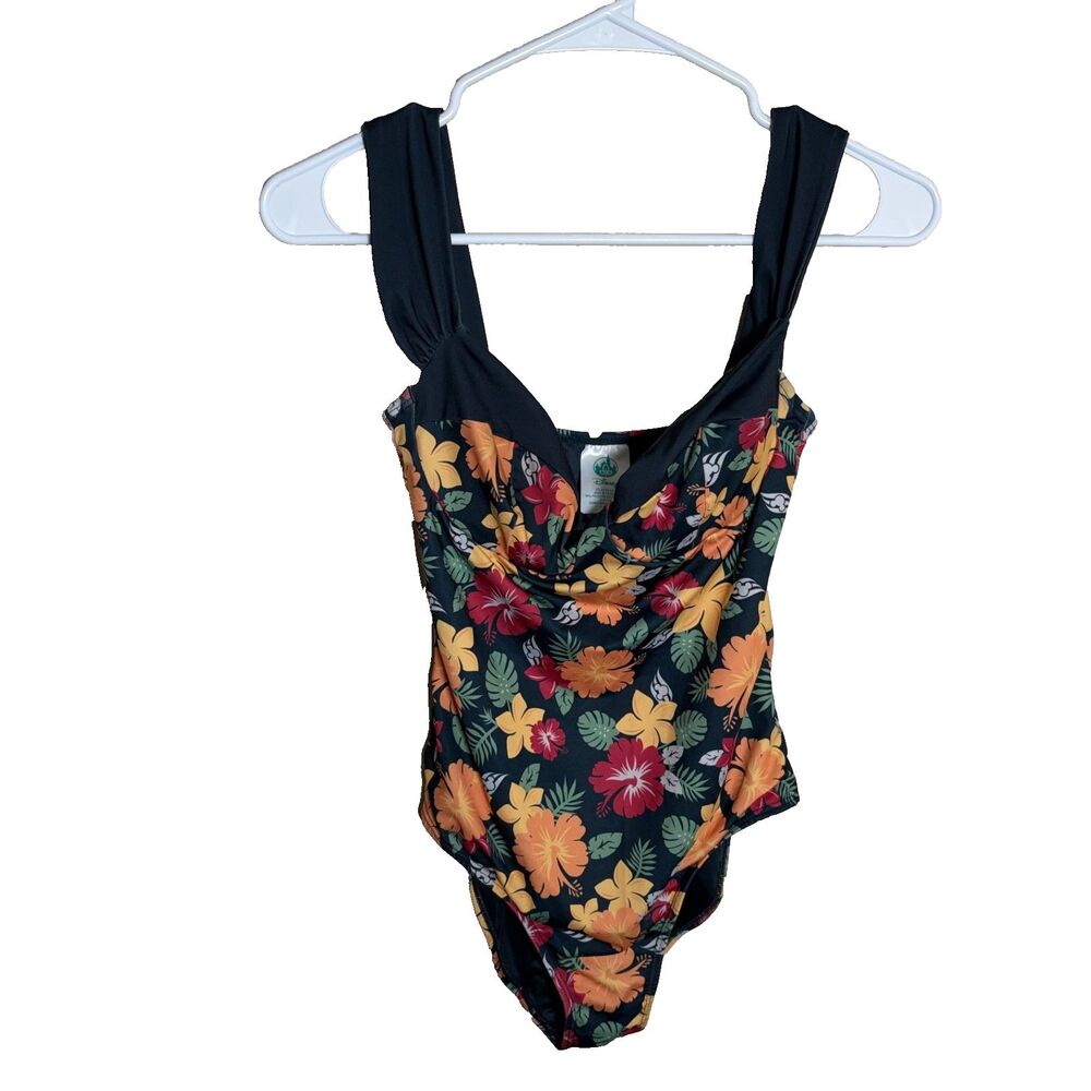 Disney Parks Bathing Suit Women's XS Floral One-Piece Swim